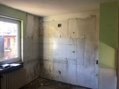 Baustelle, Zustand: Rückbau einer Küche